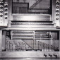 Orgelweihe am 3.8.1963: Blick in die "Innereien" des Intruments