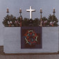 Blick auf den noch mosaiklosen Altar (circa 1965)
