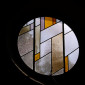 Das fünfte und letzte Fenster befindet sich kurz vor dem Verbindungsgang zur Sakristei