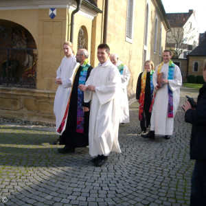 Einzug zum Festgottesdienst
